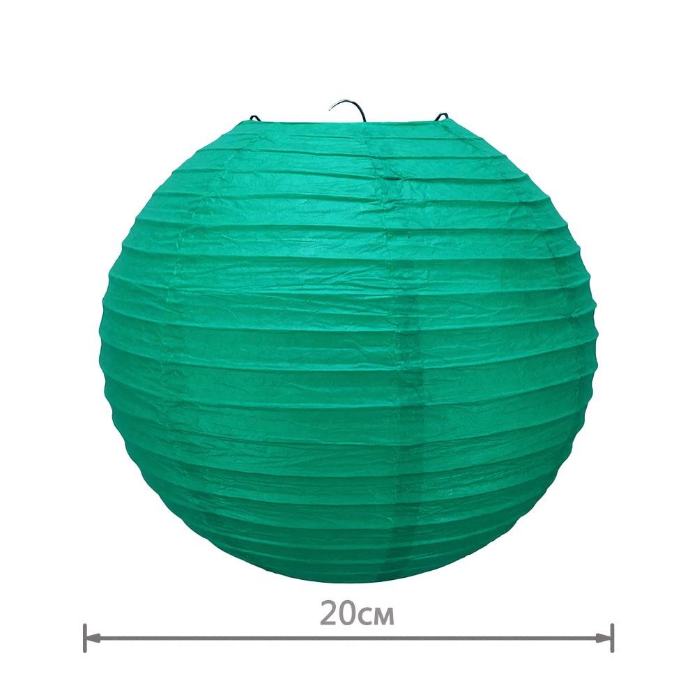 Подвесной фонарик стандарт 20 см темно-изумрудный new