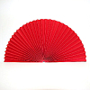 Веер-гармошка 180г/м 80 см, красный