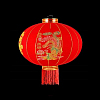 Китайский фонарь эконом d-54 см, Дракон