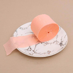 Крепированная лента 4,5 см х 25 м, коралловый