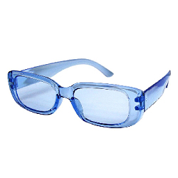 Очки прямоугольные синие №20