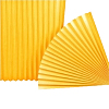 Веер-гармошка 180г/м 80 см, желтый