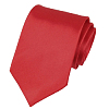 Галстук атласный 8 см, красный № 3